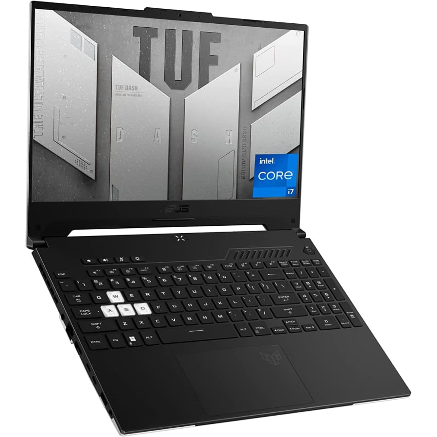 Asus TUF Dash 12th-Gen. i7 15.6" Gaming Laptop w/ NVIDIA GeForce RTX 3060 for $980 Asus TUF Dash 12th-Gen. i7 15.6" Gaming Laptop w/ NVIDIA GeForce RTX 3060 for $980