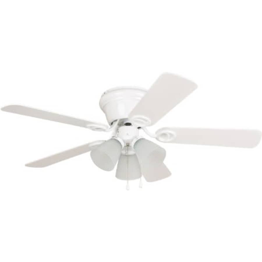 Craftmade WC42WW5C3F Wyman Organic Flush Mount 42" Ceiling Fan with 180 Watts Light Kit, 5 MDF for $61