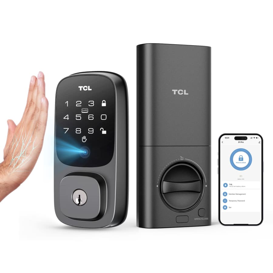 TCL D1 Pro Palm Vein Smart Lock: $74.99 TCL D1 Pro Palm Vein Smart Lock: $74.99