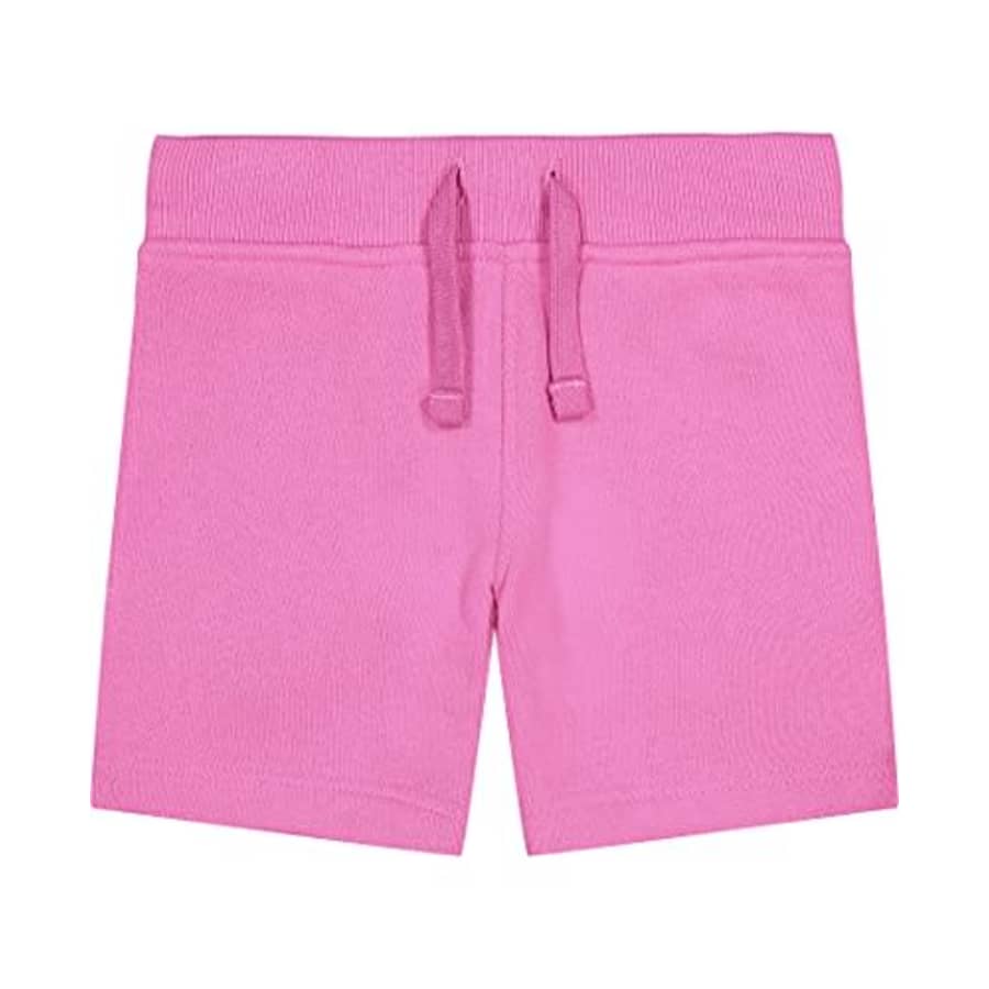 Nautica Girls' Little School Uniform Fleece Short, Rose, 5 for $10