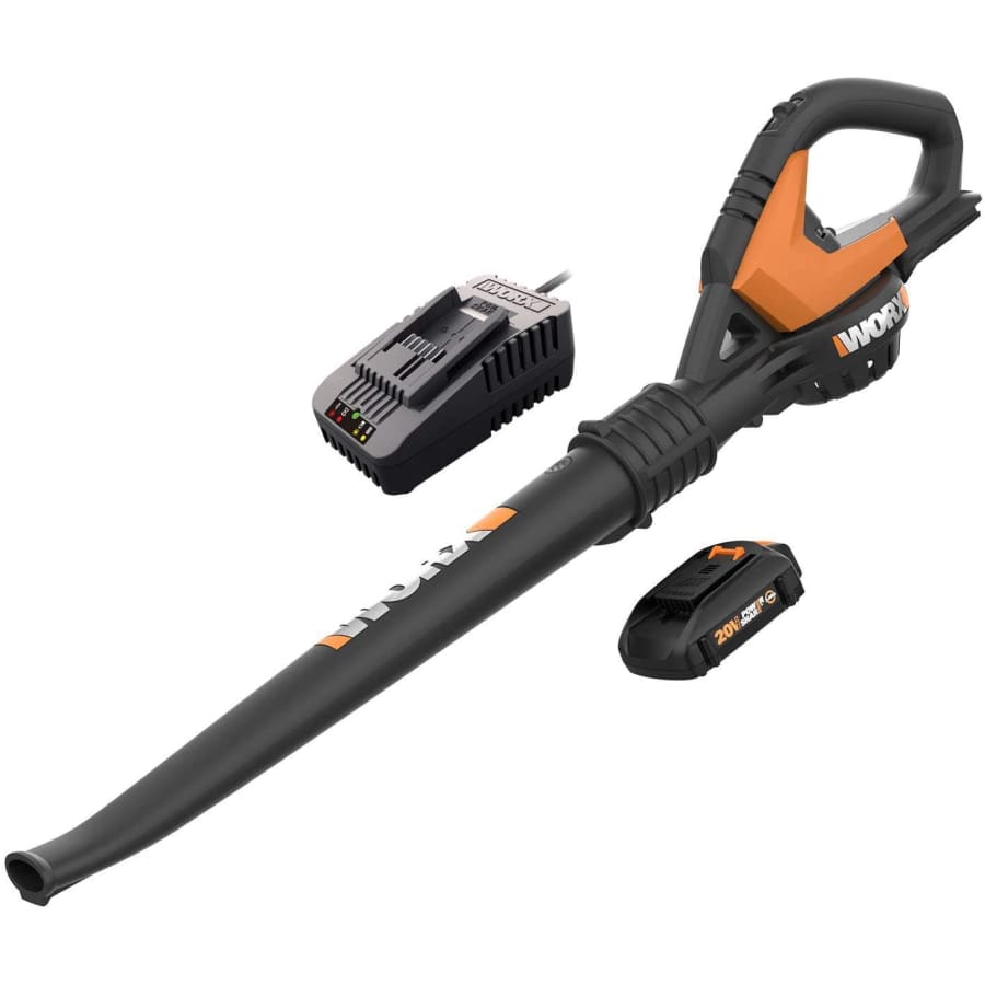 Worx 20V Cordless Leaf Blower w/ Battery & Charger for $100