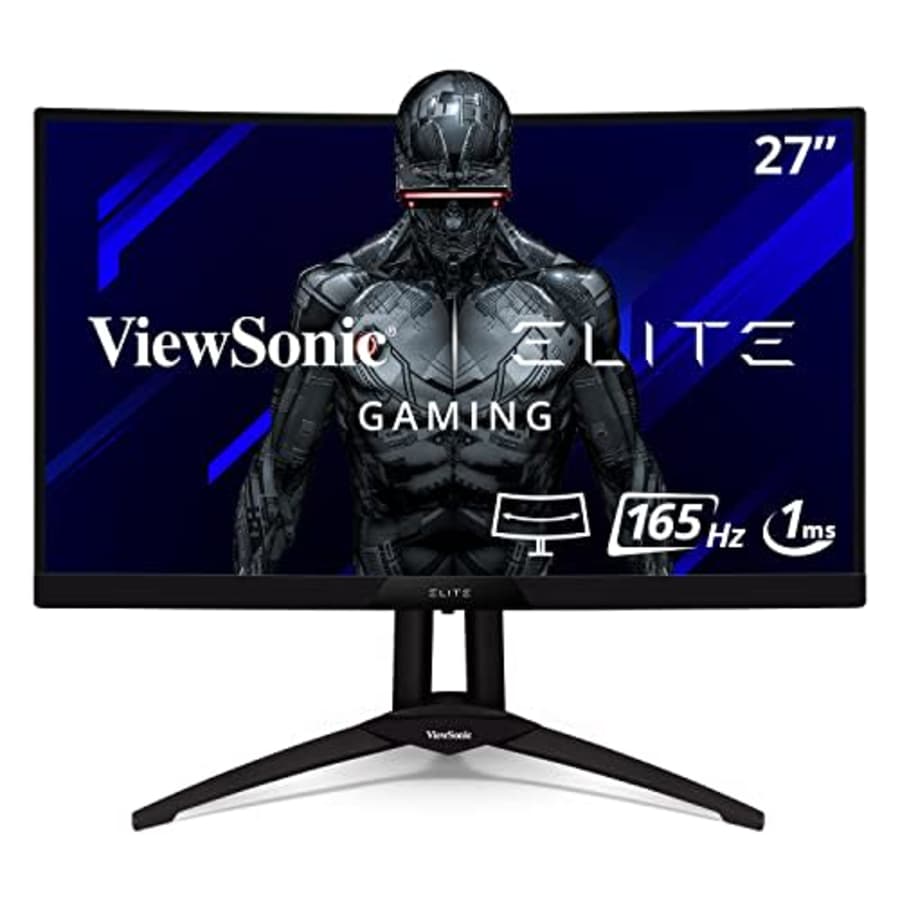 ViewSonic ELITE XG270QC Curved 27 Inch 1ms 1440p 165Hz FreeSync Premium Pro Gaming Monitor with for $566