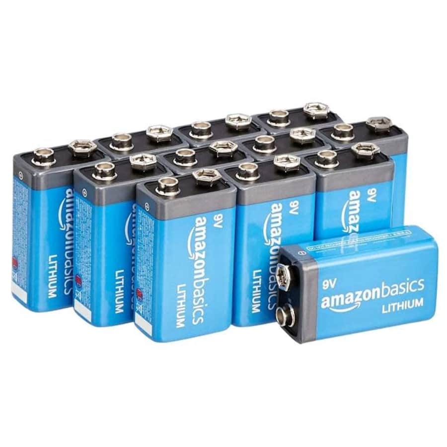 AmazonBasics 9V Batteries 12-Pack for $30 AmazonBasics 9V Batteries 12-Pack for $30