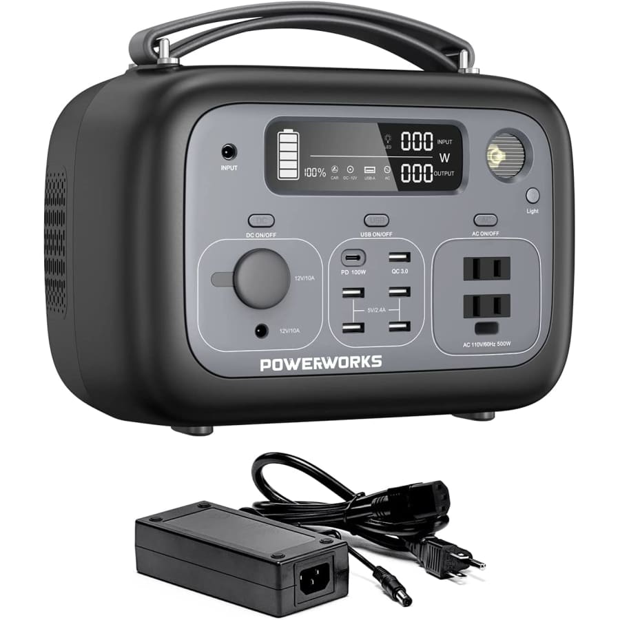 PowerWorks 540Wh Portable Power Station for $270