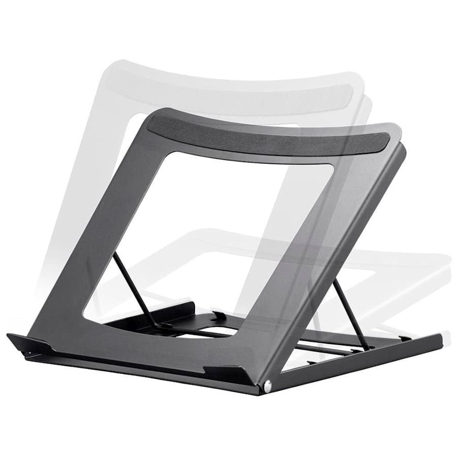 Workstream by Monoprice Adjustable Folding Steel Laptop Stand for $10 Workstream by Monoprice Adjustable Folding Steel Laptop Stand for $10