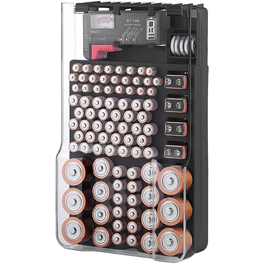 The Battery Organizer 93-Battery Storage Case for $22