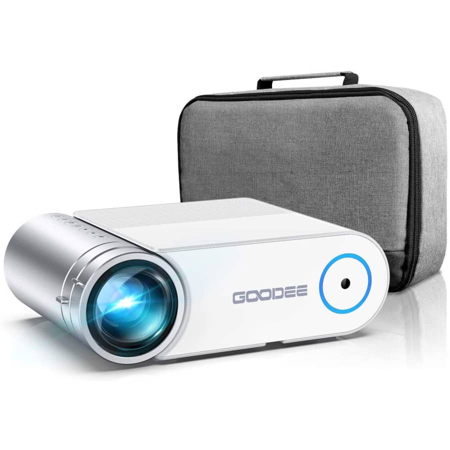GooDee 2021 G500 720p Video Projector for $180