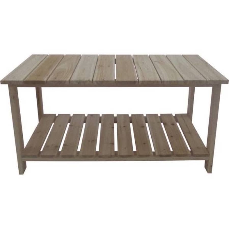Stonegate Designs Fir Wood Coffee Table for $33 Stonegate Designs Fir Wood Coffee Table for $33