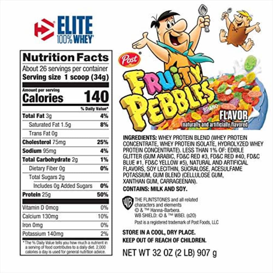 Dymatize Elite 100% Whey Protein Powder, 25g Protein, 5.5g BCAAs & 2.7g L-Leucine, Quick Absorbing for $50