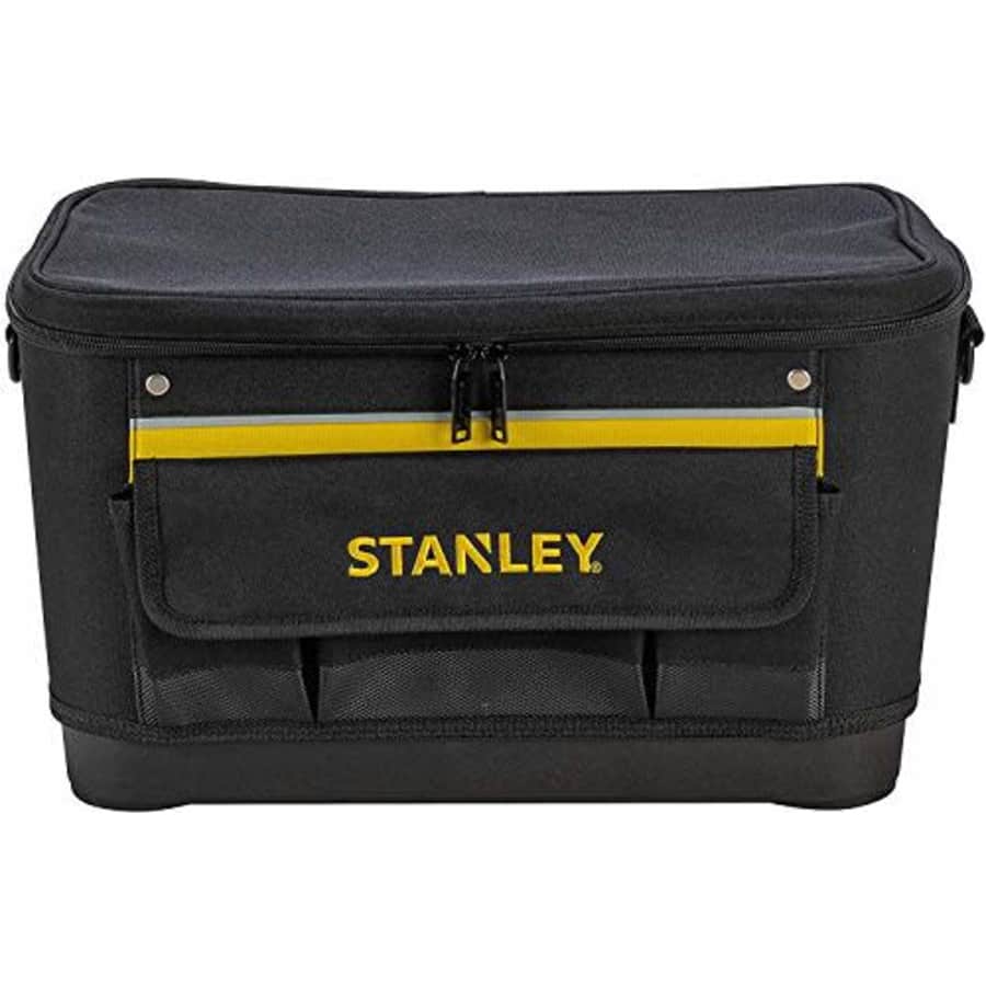 Stanley Tools STANLEY 600 Denier Rigid Multi-Purpose Tool Bag, Pocket Storage Organiser for Tools and Small for $41