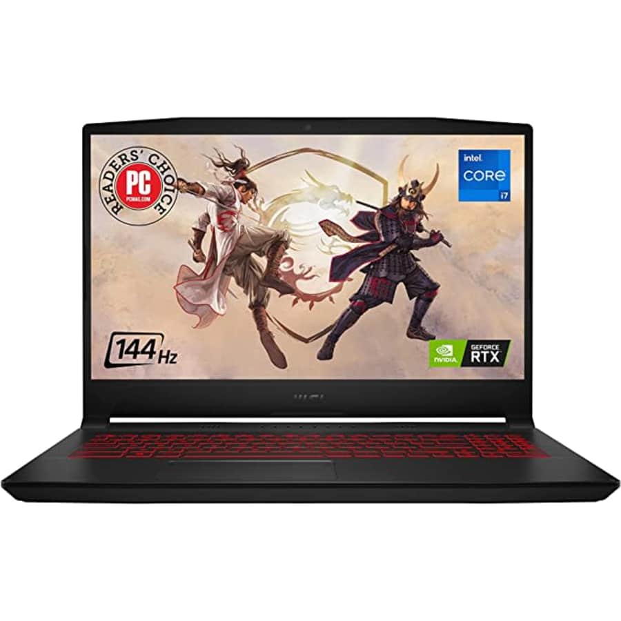 MSI Katana GF66 12th-Gen. i7 15.6" 144Hz Laptop w/ NVIDIA GeForce RTX 3050 Ti for $1,027 MSI Katana GF66 12th-Gen. i7 15.6" 144Hz Laptop w/ NVIDIA GeForce RTX 3050 Ti for $1,027