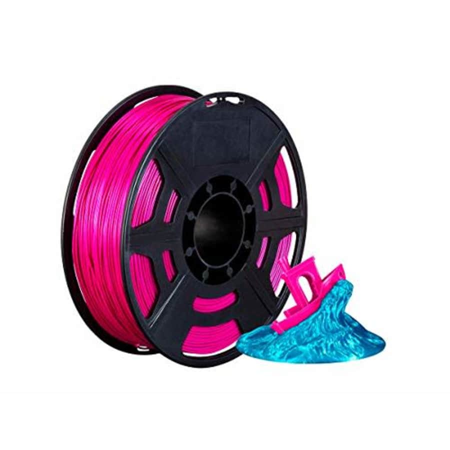 Monoprice 136285 Hi-Gloss 3D Printer Filament PLA 1.75mm - 1kg/Spool - Violet, Works with All PLA for $55 Monoprice 136285 Hi-Gloss 3D Printer Filament PLA 1.75mm - 1kg/Spool - Violet, Works with All PLA for $55