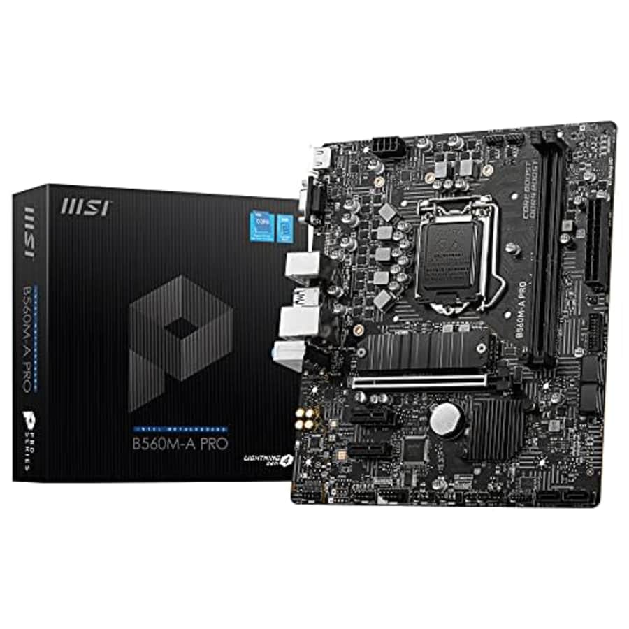 MSI B560M-A PRO motherboard Intel B560 LGA 1200 micro ATX for $157
