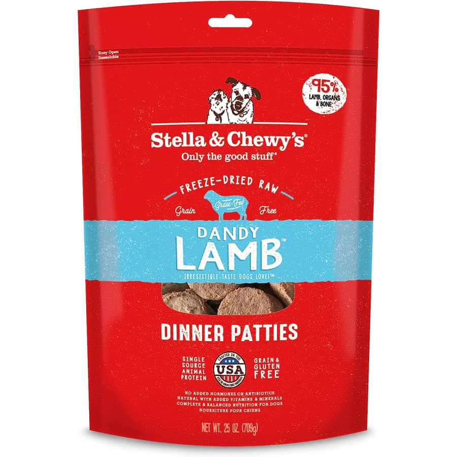Stella & Chewy's 25-oz. Dandy Lamb Freeze Dried Raw Dinner Patties for $40 via Sub & Save Stella & Chewy's 25-oz. Dandy Lamb Freeze Dried Raw Dinner Patties for $40 via Sub & Save