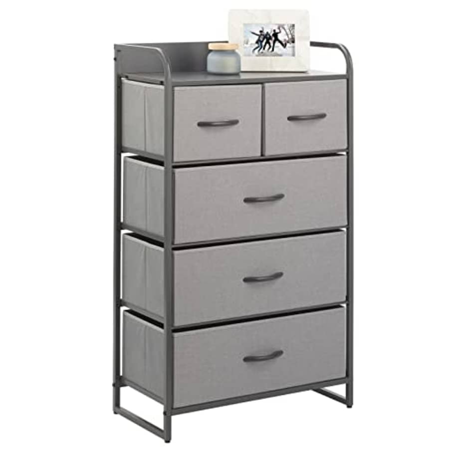 mDesign Tall Dresser Storage Chest - Vanity Furniture Cabinet Tower Unit for Bedroom, Office, and for $80 mDesign Tall Dresser Storage Chest - Vanity Furniture Cabinet Tower Unit for Bedroom, Office, and for $80