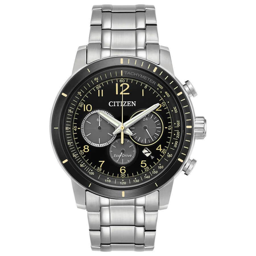 Citizen Eco-Drive Men's Brycen Chronograph 44mm Watch for $76