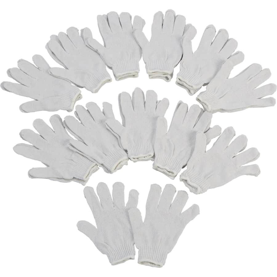 West Chester Protective Gear Men's String Knit Work Gloves 12-Pack for $9 West Chester Protective Gear Men's String Knit Work Gloves 12-Pack for $9
