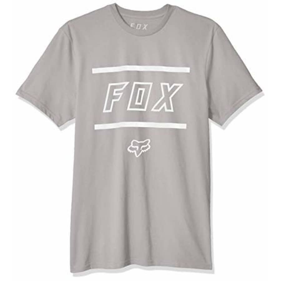 Fox Head Fox Men's MIDWAY SHORT SLEEVE AIRLINE PREMIUM T-SHIRT, Steel Gray, S for $44