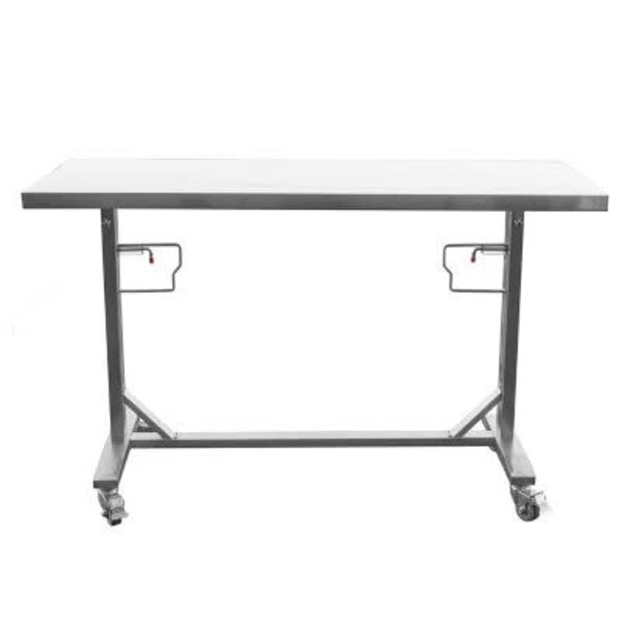 Sportsman Stainless Steel Adjustable Height Work Table w/ Locking Casters for $252