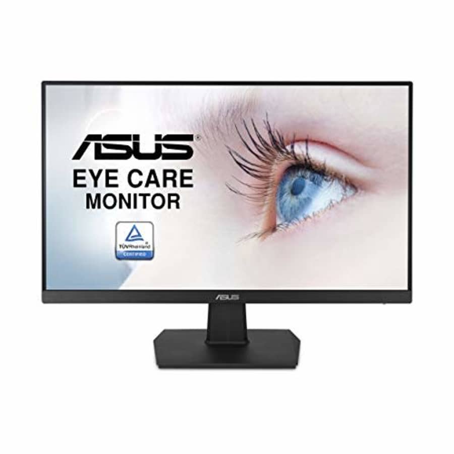 Asus VA24EHE 23.8 Monitor, 1080P, Full HD, IPS, 75Hz, HDMI D-Sub DVI-D, Adaptive-Sync / FreeSync, for $89