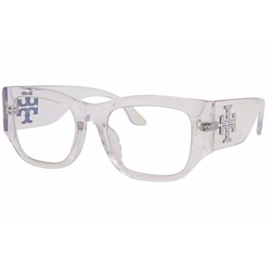 Tory Burch TY7145U 1821/SB Sunglasses Clear Transparent/Clear-Blue Light Lenses for $168