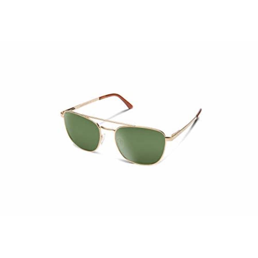 Suncloud Fairlane Polarized Sunglasses, Gold/Polarized Gray Green, One Size for $31