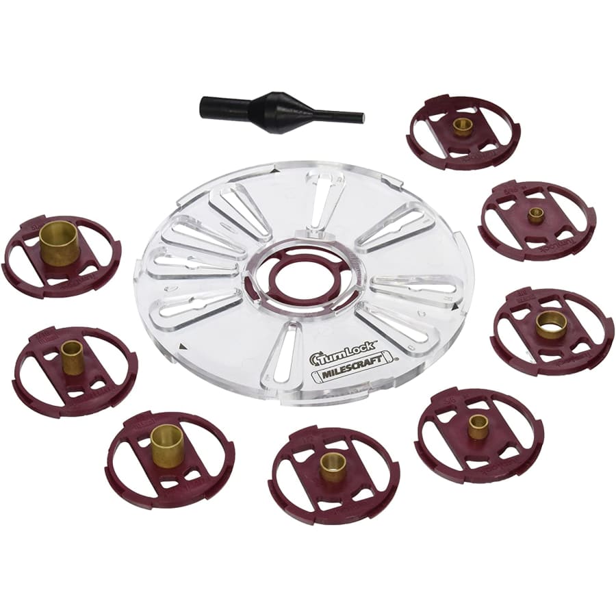 Milescraft Base Plate/Bushing Set for Routers for $20