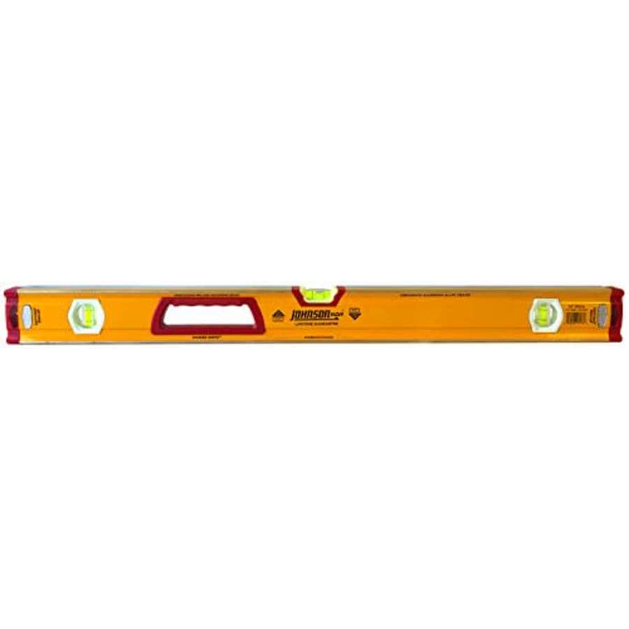 Johnson & Johnson Johnson Level & Tool 1717-3200 32" Heavy Duty Aluminum Box Level,Yellow for $47 Johnson & Johnson Johnson Level & Tool 1717-3200 32" Heavy Duty Aluminum Box Level,Yellow for $47