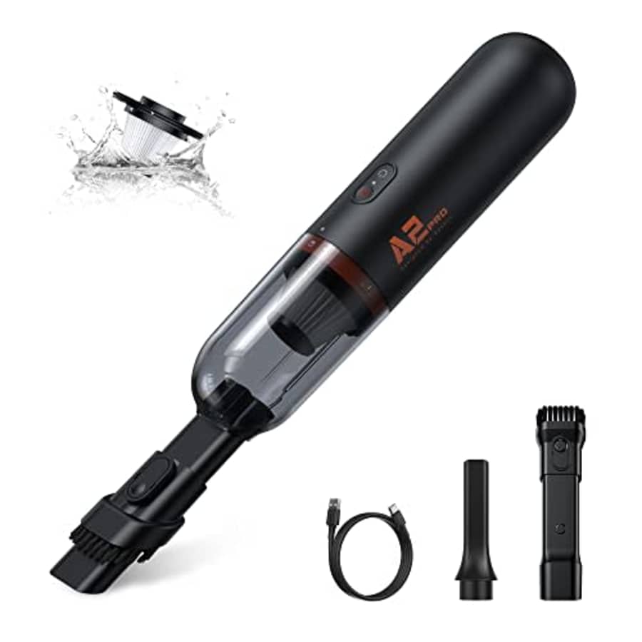 Baseus Handheld Vacuum Cleaner, Car Vacuum Cordless Rechargeable with 65dB Ultra Low Noise and 3H for $50 Baseus Handheld Vacuum Cleaner, Car Vacuum Cordless Rechargeable with 65dB Ultra Low Noise and 3H for $50