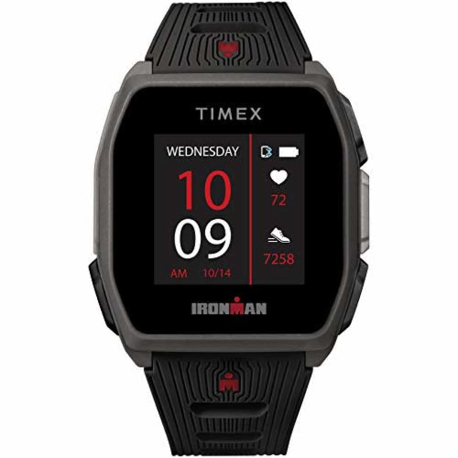TIMEX IRONMAN R300 GPS Smartwatch with Heart Rate 41mm Dark Gray with Black Silicone Strap for $71 TIMEX IRONMAN R300 GPS Smartwatch with Heart Rate 41mm Dark Gray with Black Silicone Strap for $71