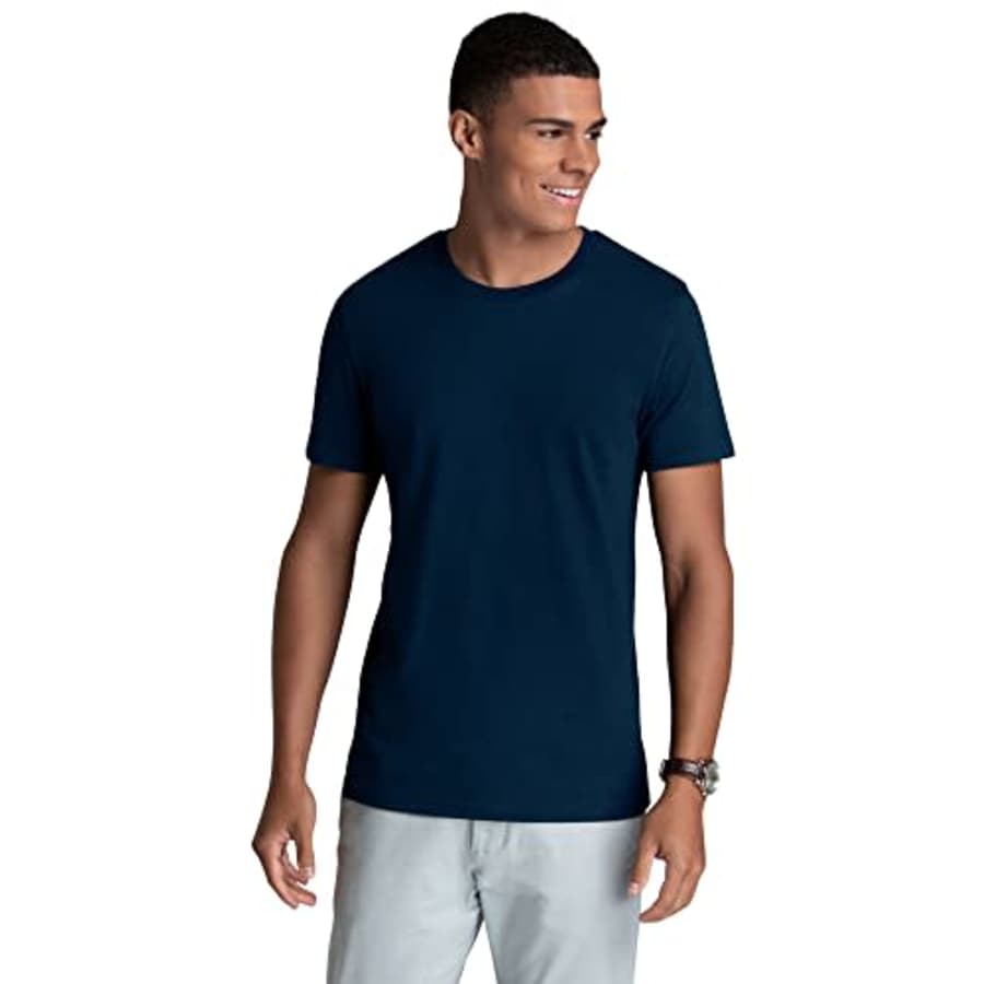 Fruit of the Loom Men's Recover Cotton T-Shirt Made with Sustainable, Low Impact Recycled Fiber, for $8 Fruit of the Loom Men's Recover Cotton T-Shirt Made with Sustainable, Low Impact Recycled Fiber, for $8