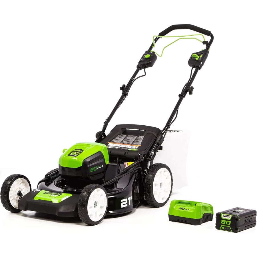 Greenworks Pro 21" 80V Self-Propelled Cordless Lawn Mower for $479 Greenworks Pro 21" 80V Self-Propelled Cordless Lawn Mower for $479