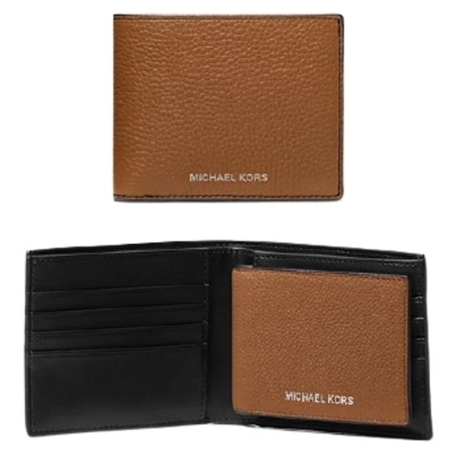 Michael Kors Cooper Pebbled Leather Billfold Wallet with Passcase for $52 Michael Kors Cooper Pebbled Leather Billfold Wallet with Passcase for $52