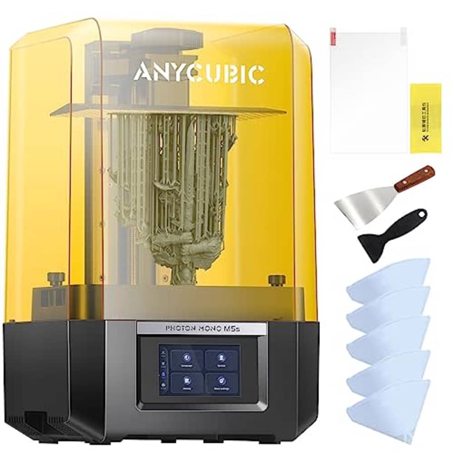 ANYCUBIC 12K Resin 3D Printer, Photon Mono M5s 10.1'' 12K HD Mono Screen, 3X Fast Printing, for $460