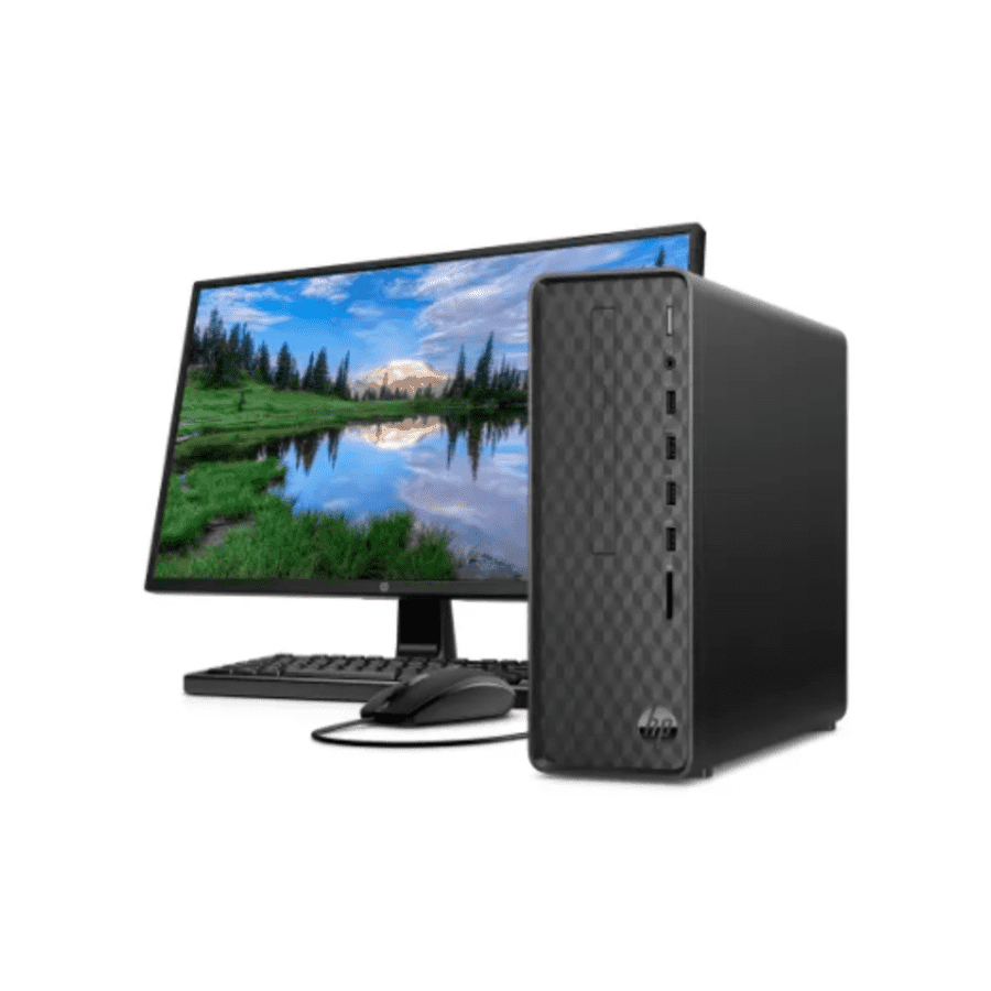 HP Slim 10th-Gen i3 Desktop PC w/ 23.8" 1080p Monitor for $500