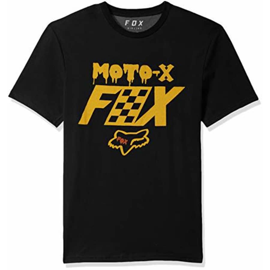 Fox Head Fox Men's Airline TruDri Modern Fit Short Sleeve Tech T-shirt, Black/Grey, 2X for $25