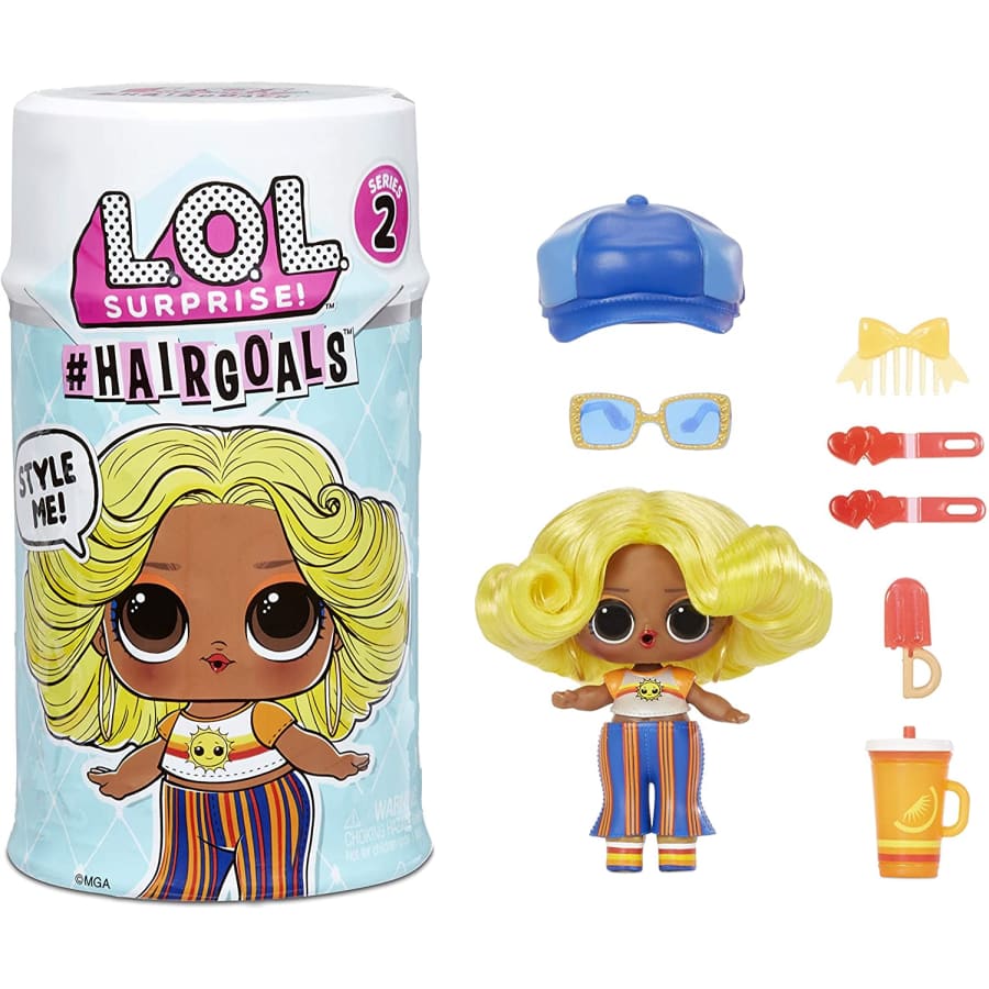 L.O.L. Surprise Hairgoals Series 2 Doll & Accessories for $18