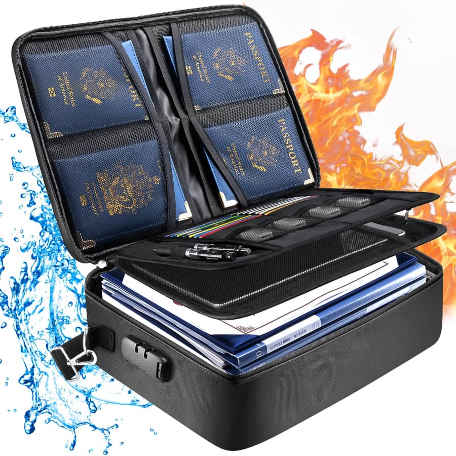 Baleine Fireproof Document Bag for $29