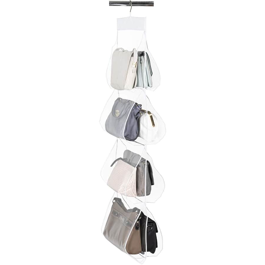 Richards Homewares Clear Vinyl Purse Organizer for $12
