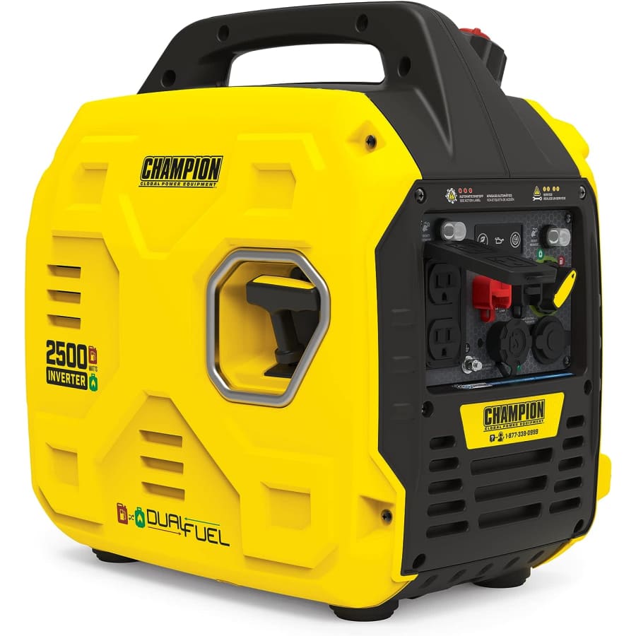 Champion Power Equipment 2,500W Ultralight Portable Dual Fuel Inverter Generator for $499
