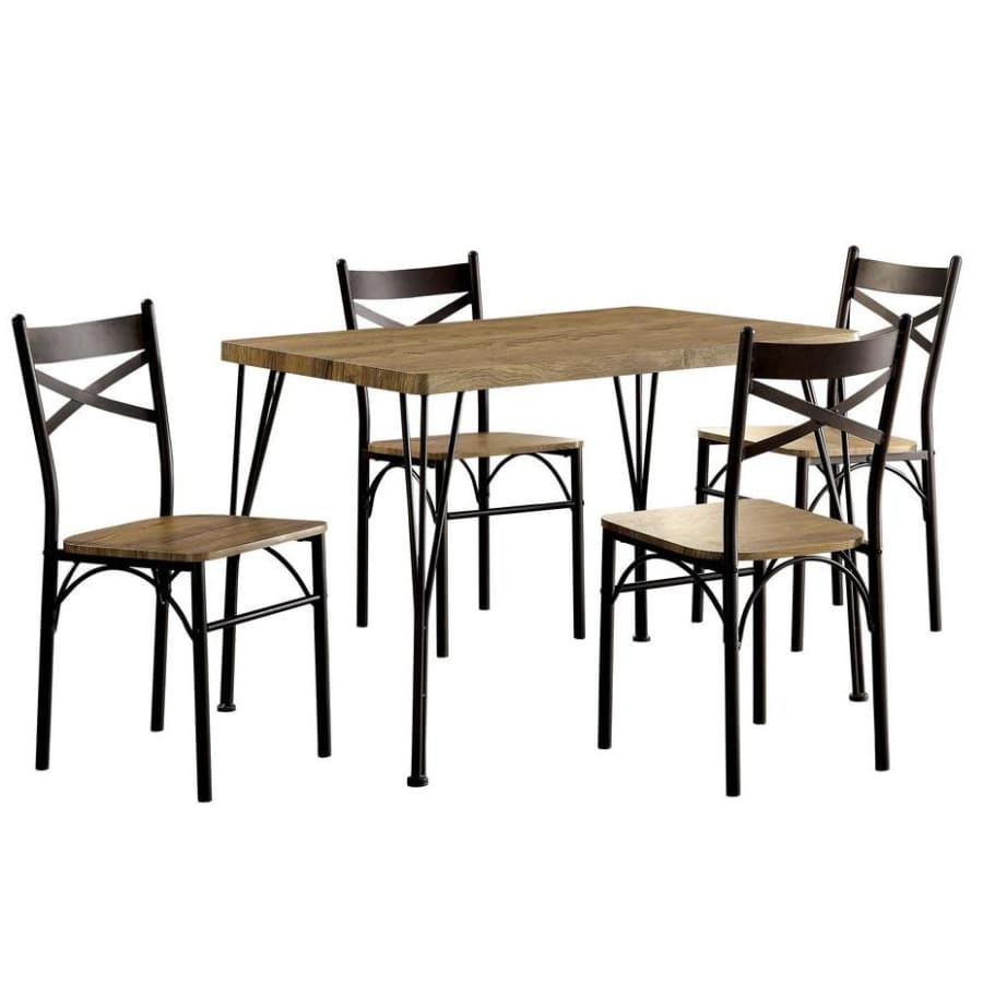 Furniture of America Stasel 5-Piece Dining Set for $217