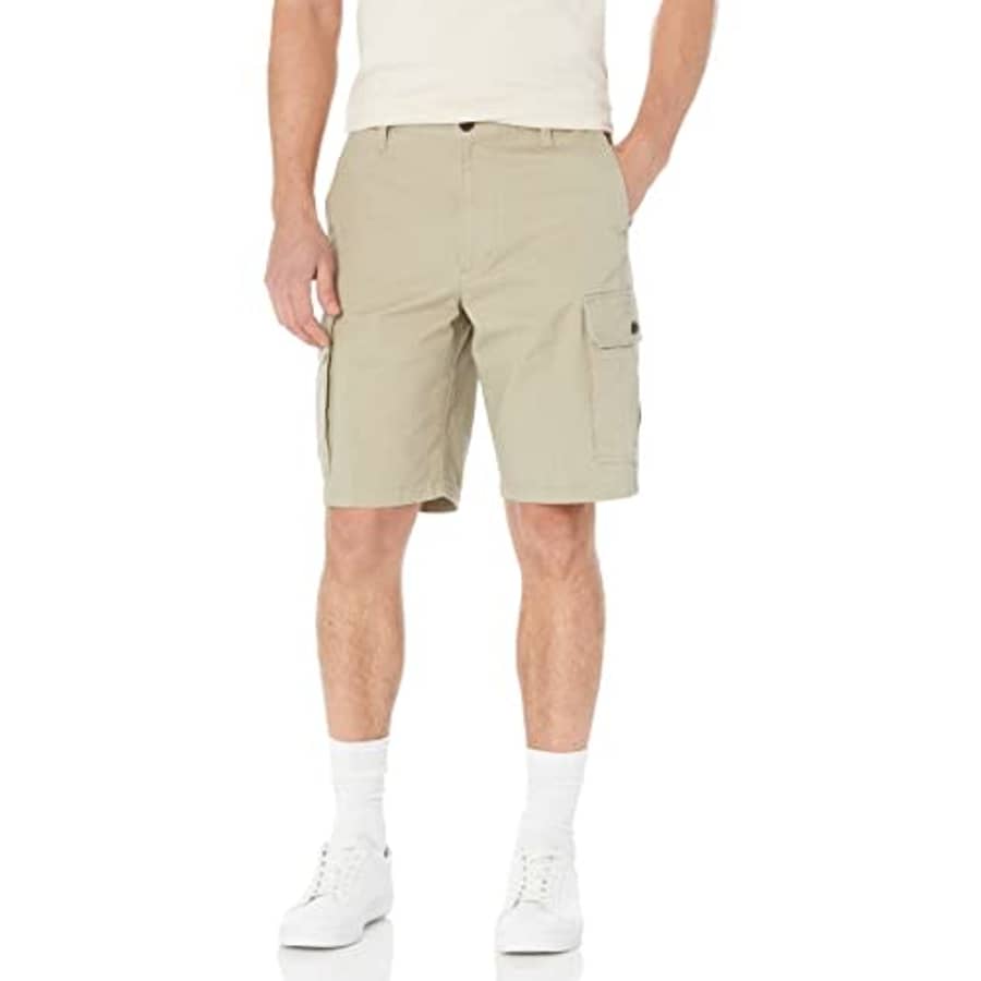 Dockers Men's Perfect Cargo Classic Fit Shorts, (New) Sand Dune Khaki, 32 for $26