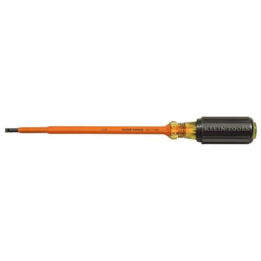 Klein Tools 601-7-INS 3/16-Inch Insulated Cabinet Tip Screwdriver with 7-Inch Shank for $16 Klein Tools 601-7-INS 3/16-Inch Insulated Cabinet Tip Screwdriver with 7-Inch Shank for $16
