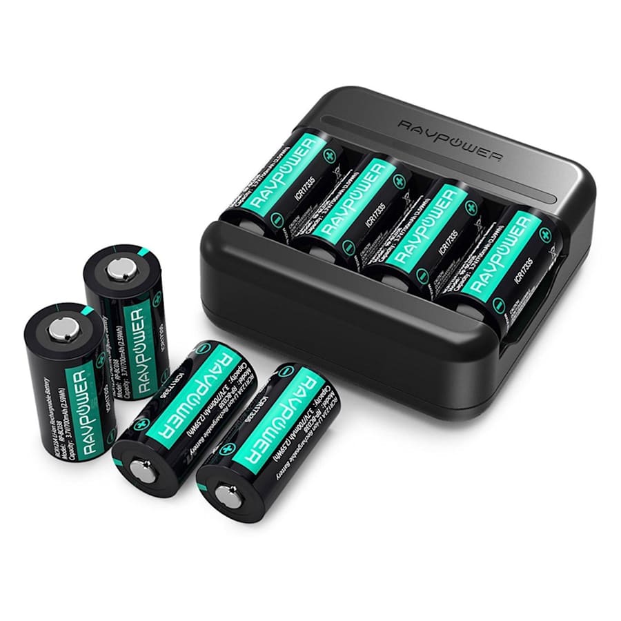 RAVPower CR123A Battery Charger with 8 Batteries for $17 RAVPower CR123A Battery Charger with 8 Batteries for $17