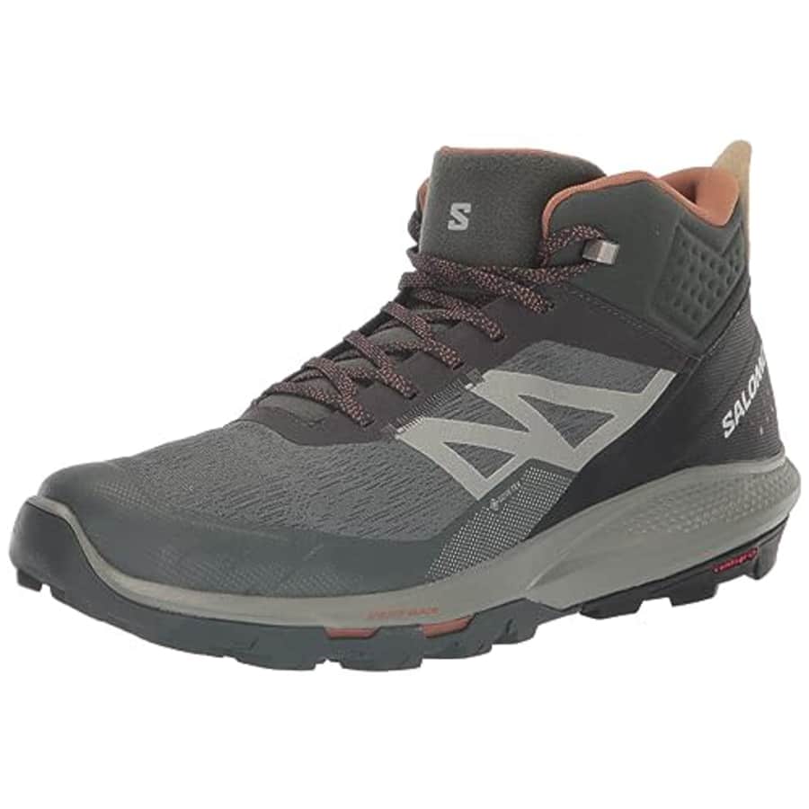 Salomon Outpulse Mid GTX for Men Hiking Shoe, Urban Chic, 9 for $165 Salomon Outpulse Mid GTX for Men Hiking Shoe, Urban Chic, 9 for $165