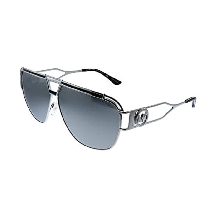 Michael Kors Vienna MK 1102 11536G Silver Metal Aviator Sunglasses Black Mirror Lens for $100 Michael Kors Vienna MK 1102 11536G Silver Metal Aviator Sunglasses Black Mirror Lens for $100