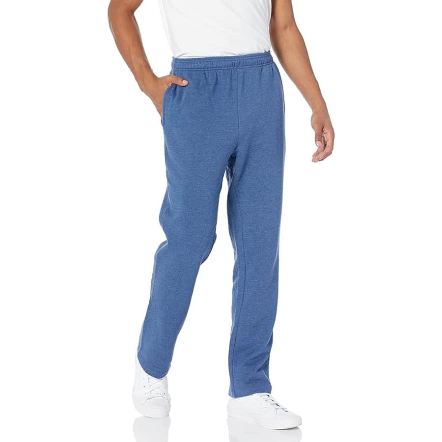 Amazon Essentials Men's Fleece Sweatpants for $6 Amazon Essentials Men's Fleece Sweatpants for $6