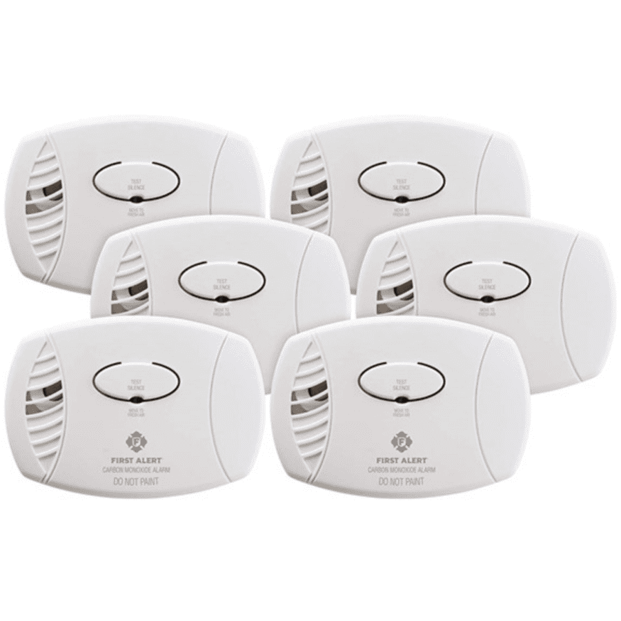 First Alert Battery-Operated Carbon Monoxide Detector 6-Pack for $75