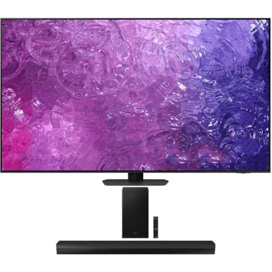 SAMSUNG QN75QN90CAFXZA 75 Inch Neo QLED Smart TV with 4K Upscaling with a HW-B750D 5.1Ch Soundbar for $1,981 SAMSUNG QN75QN90CAFXZA 75 Inch Neo QLED Smart TV with 4K Upscaling with a HW-B750D 5.1Ch Soundbar for $1,981