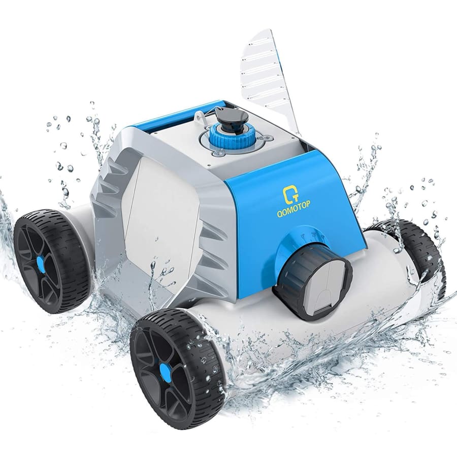 Qomotop Rechargeable Robotic Pool Cleaner for $136 Qomotop Rechargeable Robotic Pool Cleaner for $136